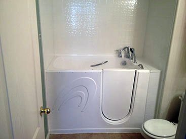 Before and After Walk in Tub Installation